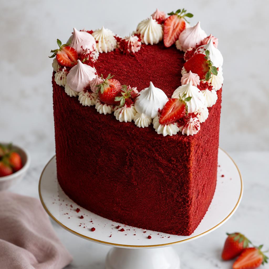Red velvet-hjärta